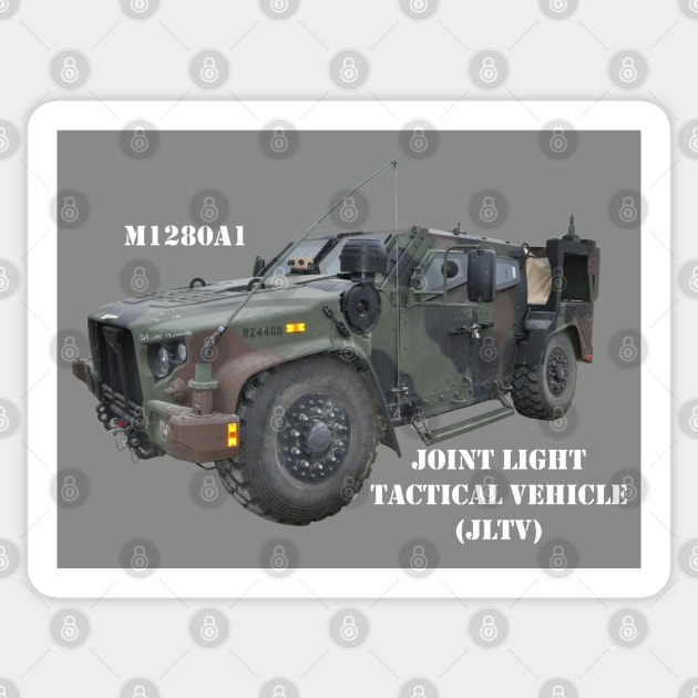 M1280A1 JLTV Sticker by Toadman's Tank Pictures Shop